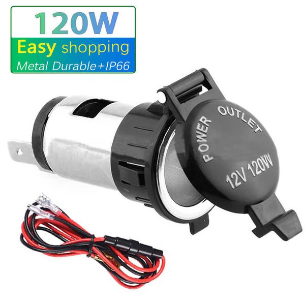 

waterproof car 12v auto motorcycle cigarette lighter power plug socket for motorcycles boats mowers tractors cars