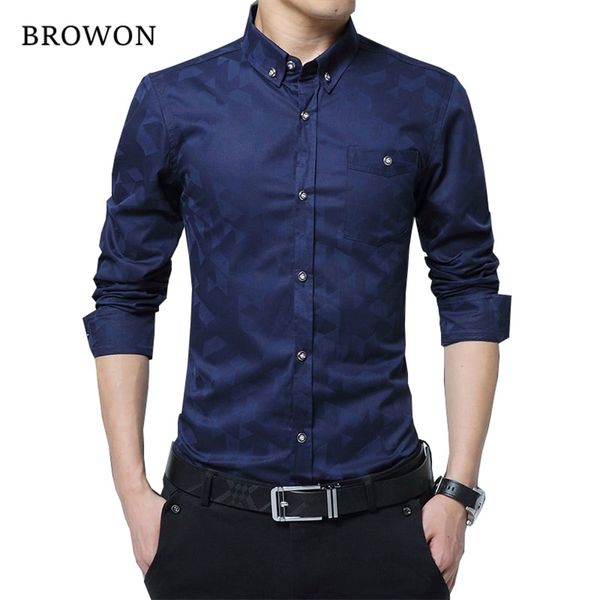 

fashion casual men shirt long sleeve jacquard weave slim fit cotton s dress s clothes 5xl 210721, White;black