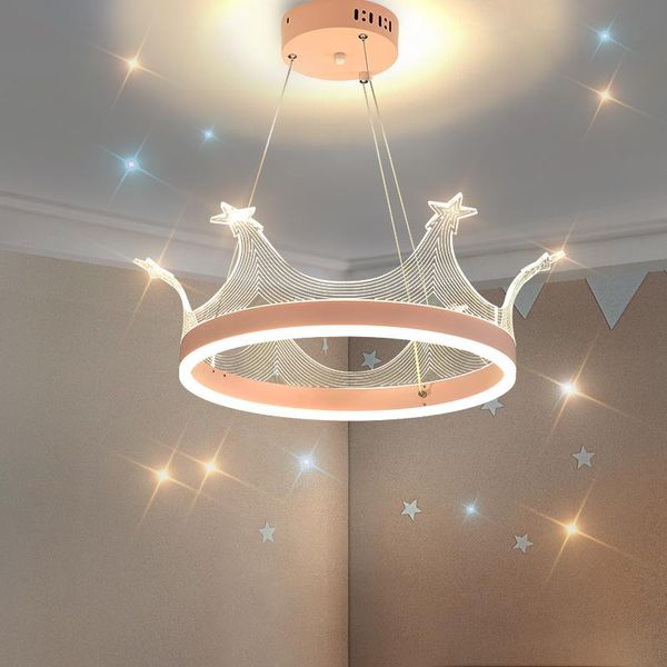

chandeliers led chandelier lights for bedroom crown lamp princess room ceiling indoor lighting ac85-260v dimmable