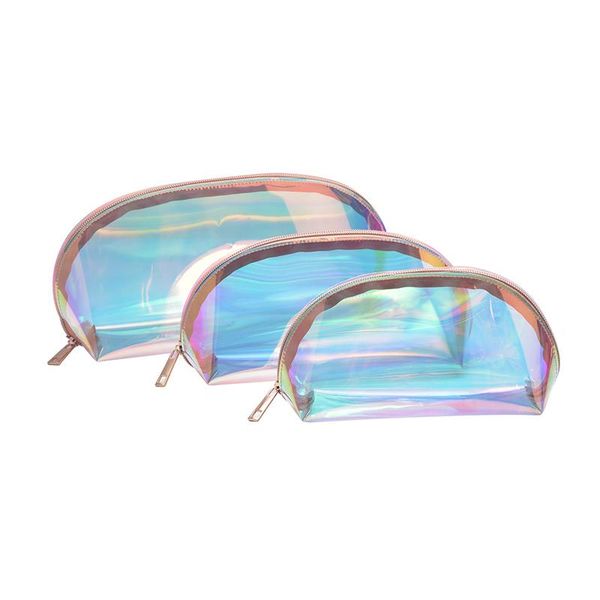 

cosmetic bags & cases holographic makeup bag cambond clear pouch toiletry organizer cute pencil case waterproof portable handbag