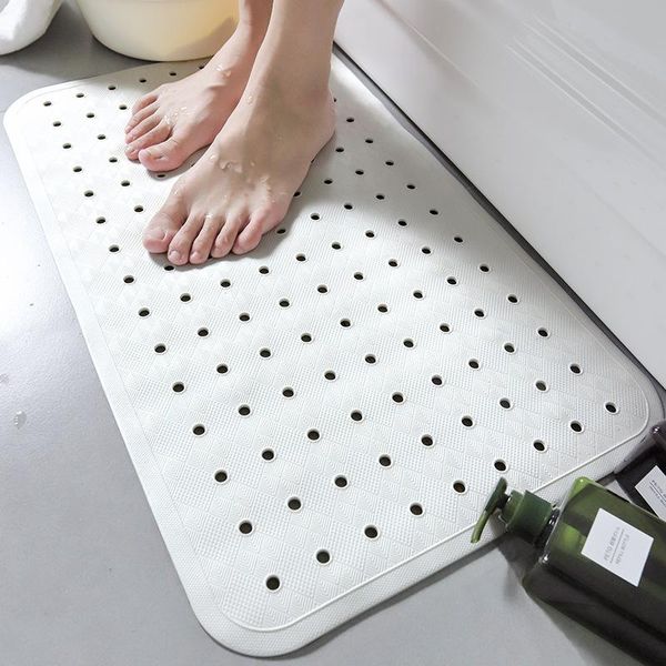 

rubber soft bath mat with sucker 36*60cm bathroom shower anti slip safety floor washroom water insulation non-slip mats