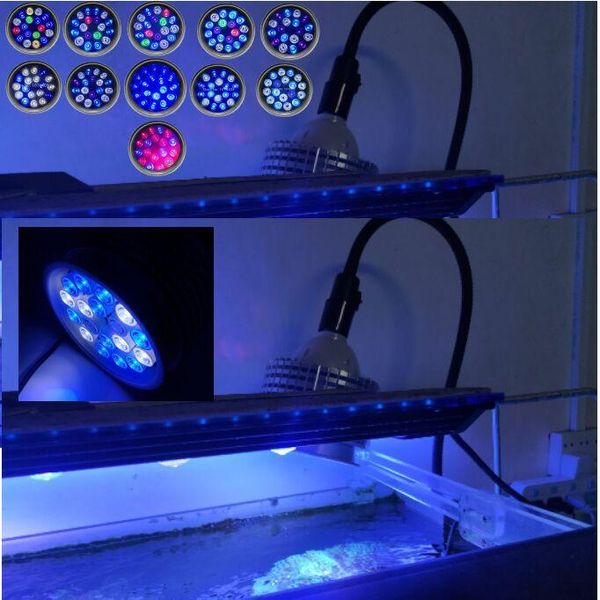 

aquariums lighting 50w customize led aquarium coral grow light fish tank lamp reef bulb algae plant marine grown for corals reefs sps