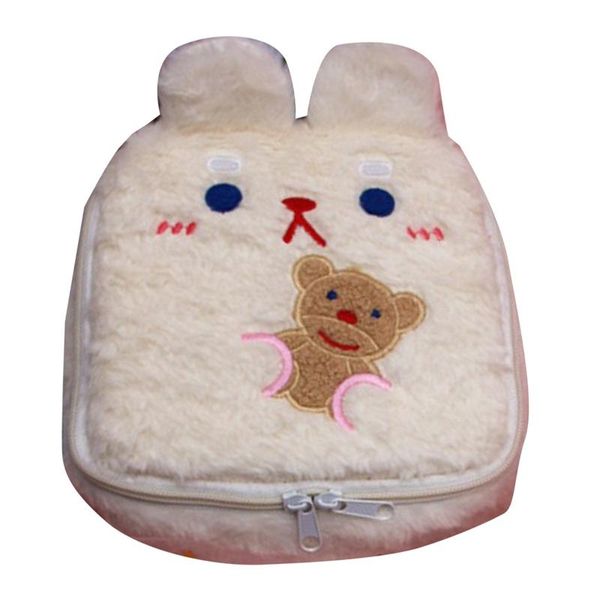 

-kawaii bear cat pig oversized cosmetic bag pencil case soft cute stationery pouch school home organizer plush bags