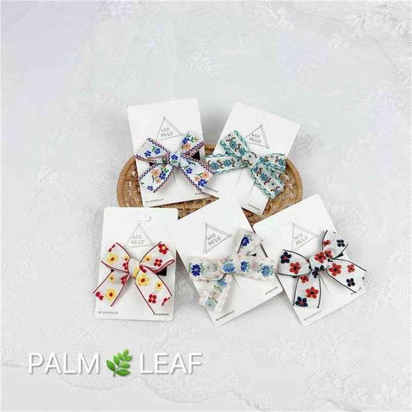 

3 pcs beutiful hair clip hand made kids girls clips bow tie 210619