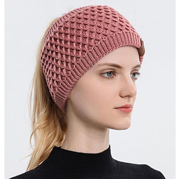 

hair accessories multicolor forehead cross winter knit warm women headbands ladies ribbons band sports solid color turban headwear s5f4, Slivery;white