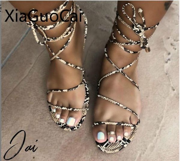 

arrival fashion women's summer sandals european and american snake ladies flat back strap women, Black
