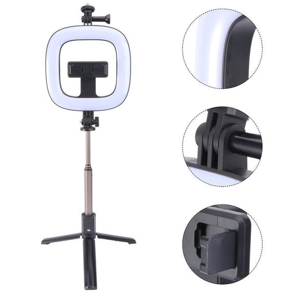

selfie monopods studio light with stand video led beauty ring pography dimmable flash lamp tripod for