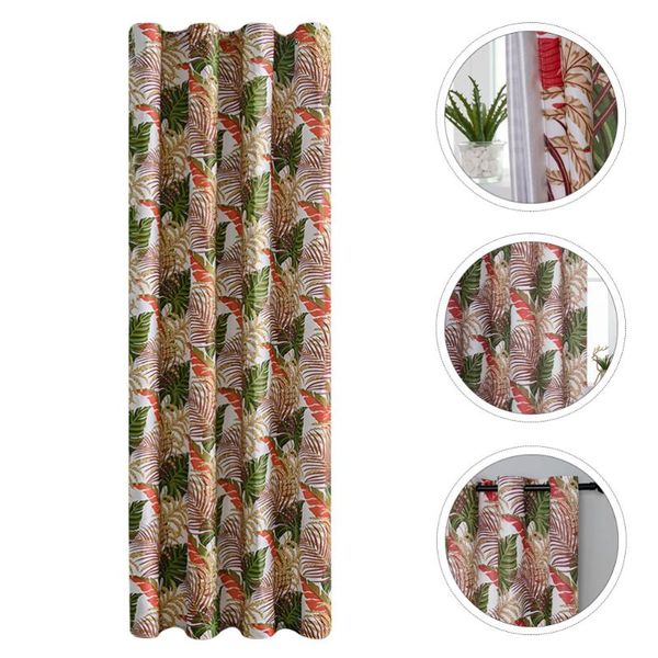 

shower curtains tropical jungle style window curtain semi-shading bedroom drape