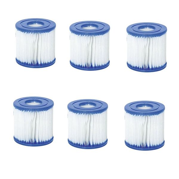 

pool & accessories -6pcs filter replacement cartridge for way type d/vii,for intex d filter,for summer escapes vii