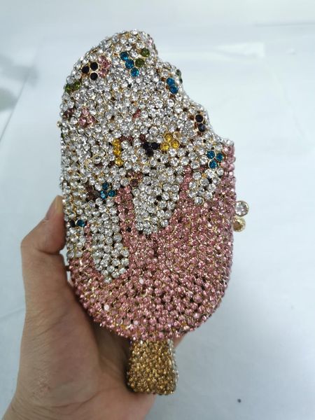 

evening bags xiyuan women mini popsicle shape for wedding party prom cocktail clutches bridal clutch purse bag green pink