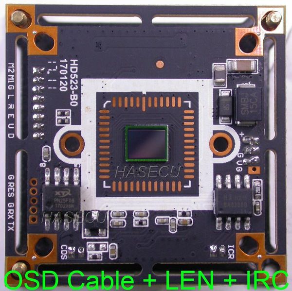 

(720p) ahd-m / cvi tvi cvbs (d1) 1/3" h65 cmos sensor+ fh8532e (v20) cctv camera module pcb board +osd cable +len +irc ip cameras