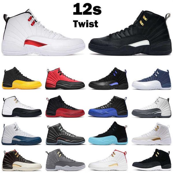 

men basketball shoes jumpman 12s 12 twist reverse flu game royal utility dark concord university gold indigo gym red royalty taxi mensa09