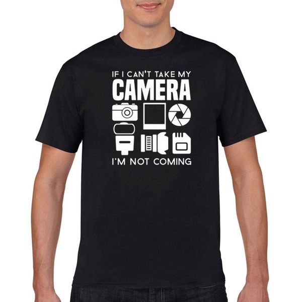 

men's t-shirts short sleeve t-shirt cotton fashion with camera, White;black