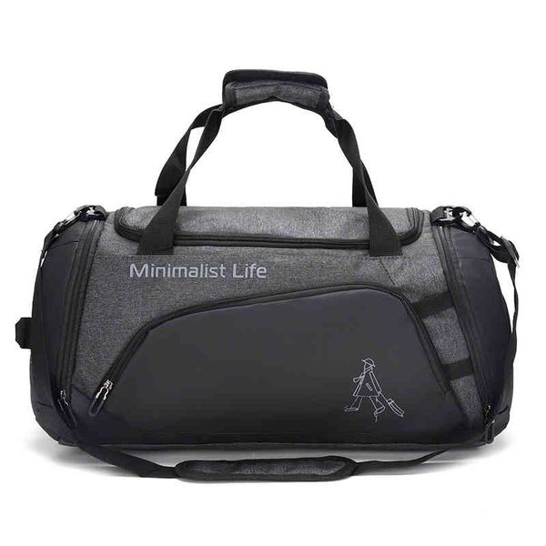 

duffel bags handbags men's travel handbag dry wet separation independent shoe compartment sports large capacity short distance luggage