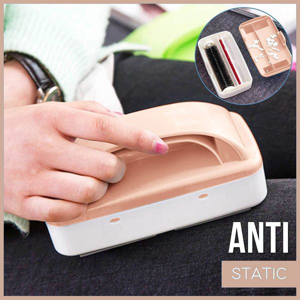 

non-static hair remover of double-rolling lint dust for wool clothing, knitted or crocheted, upholstery and more shell of abs + bris nylon
