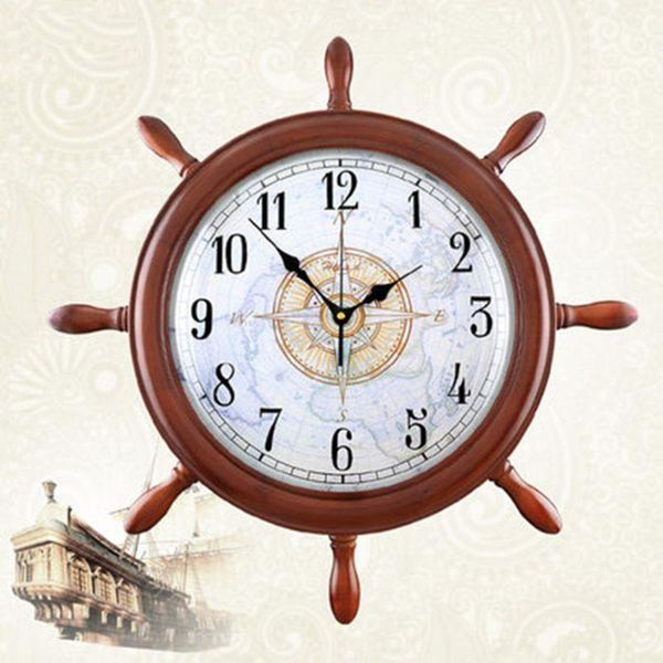 

wall clocks wood mute large creative clock living room designer digital reloj de pared watch saat decoration tools 60a985