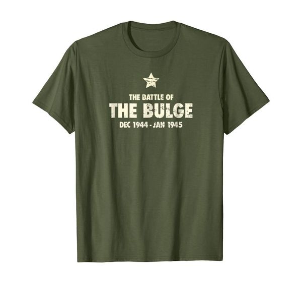 

men's t-shirts wwii / world war 2 - the battle of bulge t-shirt, White;black