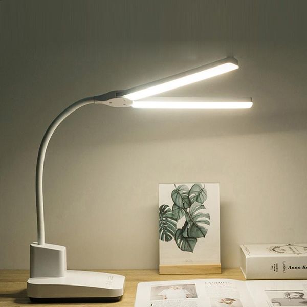 

table lamps 5v rechargeable led desk lamp flexible touch dimming usb night for living room bedroom lights lampe de bureau