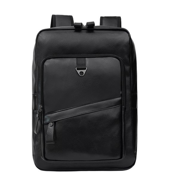 

backpack four petal flower boys' bag soft leather pu schoolbag large capacity outdoor sports