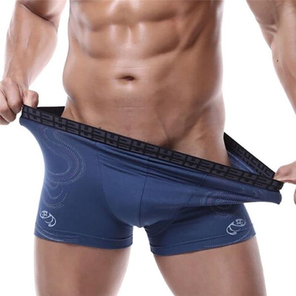 

underpants men's boxer breathable underwear cotton shorts men, Black;white