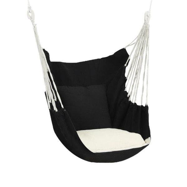 

camping hammock chair swing thicken hanging portable relaxation canvas travel lazy cushion/decorative pillow