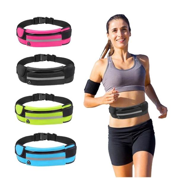 

waist pack waterproof belt running sports bag small pouch / super light travel outdoor 3pcs/bag accessories