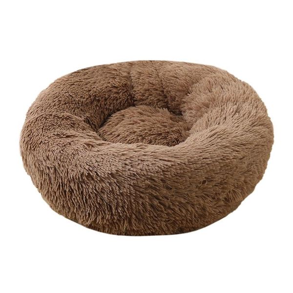 

cat beds & furniture donut dog bed warm soft plush pet cushion for samll large house calming washable sofa mat sleeping bag