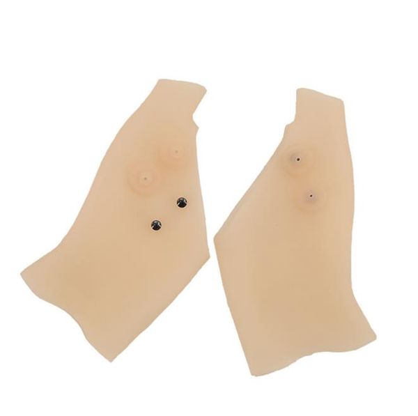 Luvas de silicone Therapia magnética Anti Sprain Spring Guarda de pulso Capa de pele de pele branca