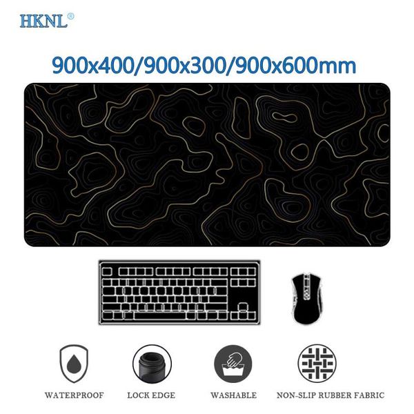 

mouse pads & wrist rests pad xxl gamer accessories extended pc office desks mats keyboard mat deskpad mousepad company table black