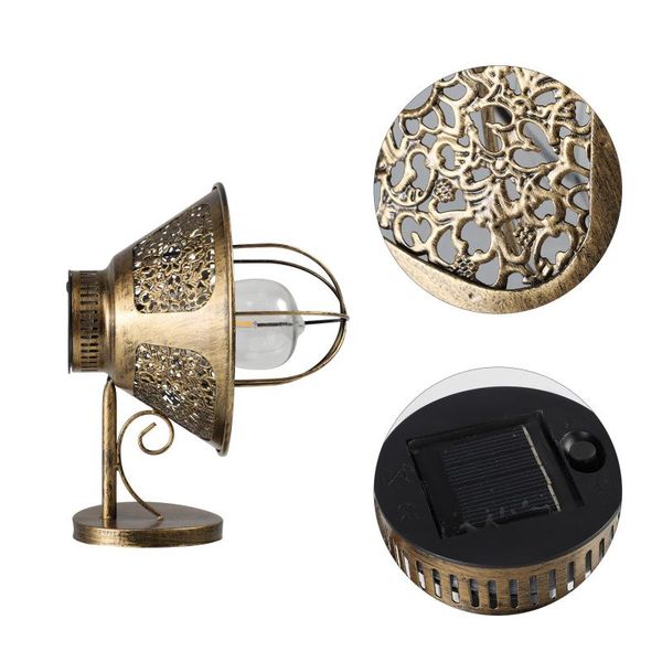 

wall lamp 1pc outdoor light iron craft ornament solar adornment