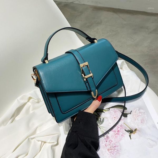 

evening bags simple solid handbags for women 2021 designer luxury pu leather crossbody ladies travel shoulder purse and handbag sac1