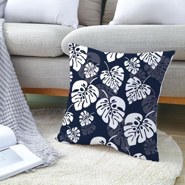 

cushion/decorative pillow 45x45 cover cartoon christmas pillowcase blue and white porcelain printed sofa cushion office throw pillows