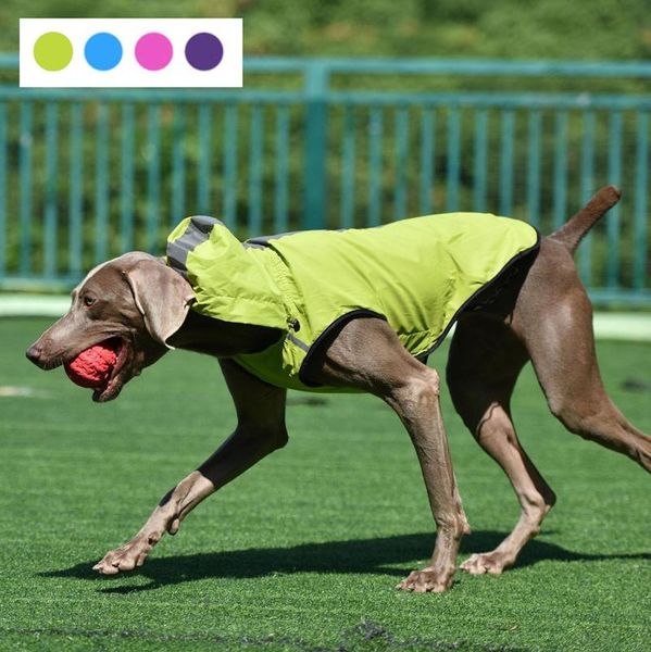

dog apparel pet raincoat reflective vest jacket for small medium large dogs waterproof clothes outdoor ropa para perros