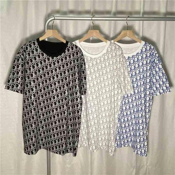 

2021 new mens t shirt men women couples casual short sleeve mens round neck tees 2 colors, White;black