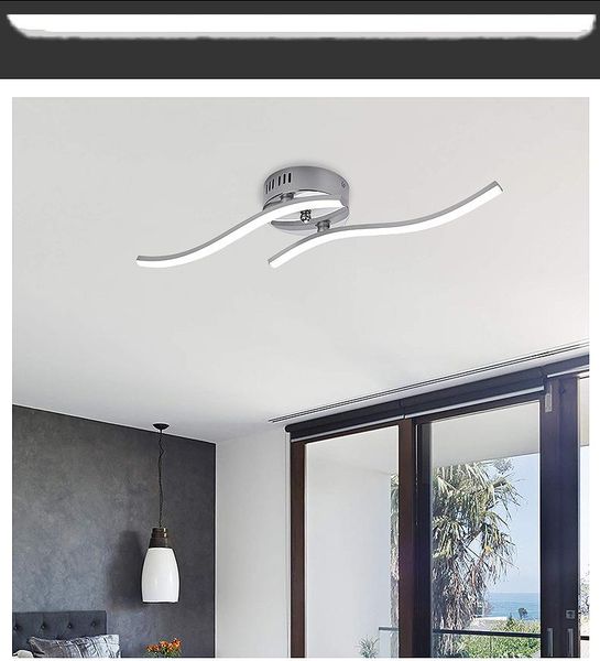 

ceiling chandel 2/3/4 12 w 18w 24 wave light modern minimalist bedroom dining home lamp 2021 lights