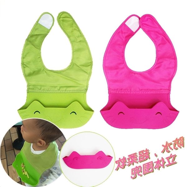 

silicone 3d three-dimensional waterproof baby bib rice bag