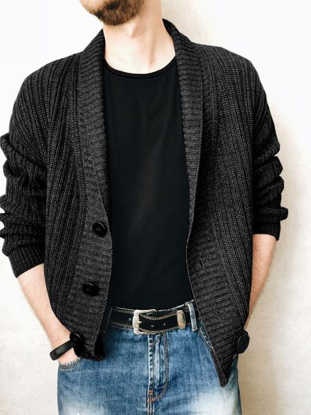 

men's sweaters cardigan button casual autumn winter men sweater coat jacket warm coats jumper holiday black, White;black