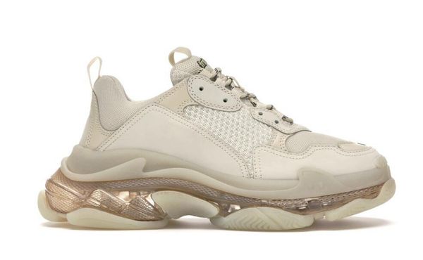 

2021 fashion sneakers clear sole triple s outdoor dad shoes men women platform 17fw paris vintage old crystal bottom triple-s designer 1top