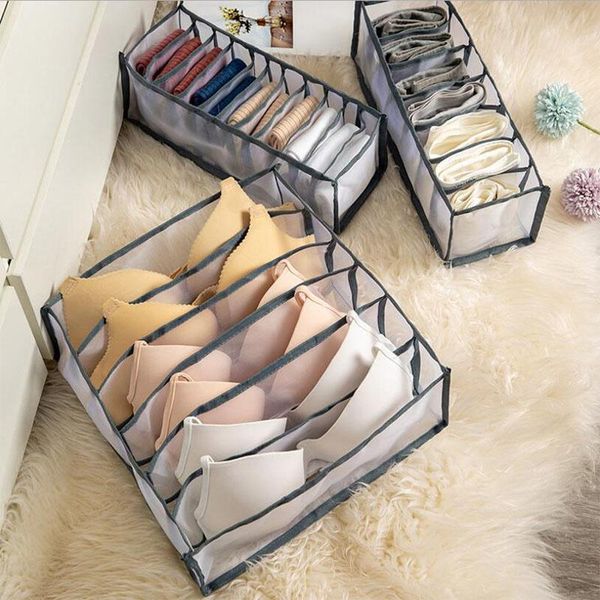 

storage drawers underwear box socks household closet bra panties drawer compartment children's sorting foldable organizer