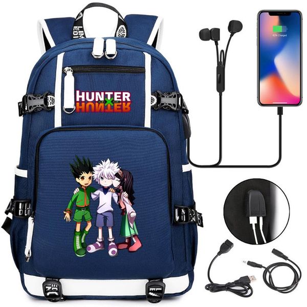 

backpack cartoon school bags for teenagers casual packsack student usb travel lapshoulders zipper bookbag