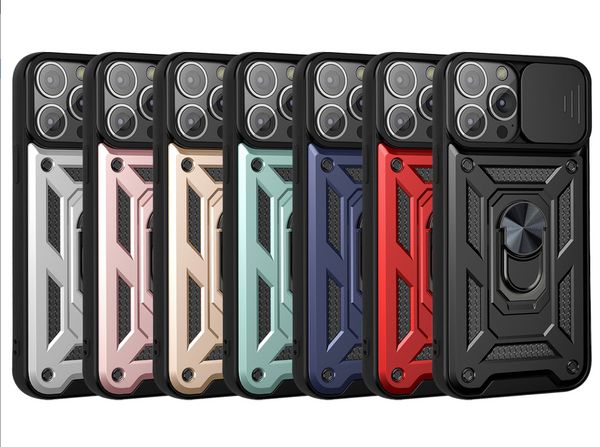 Armadura anti-outono com casos de telefone de anel para iphone 13 pro máximo 12 11 x r xs 7 8 plus capa