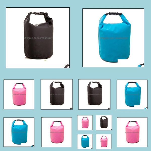 All'aperto 10L 20L 40L 70L Borse asciutte pieghevoli Cam Sport all'aria aperta Viaggi Borsa di stoccaggio impermeabile portatile per canoa Kayak Rafting Kit Drop Deliv