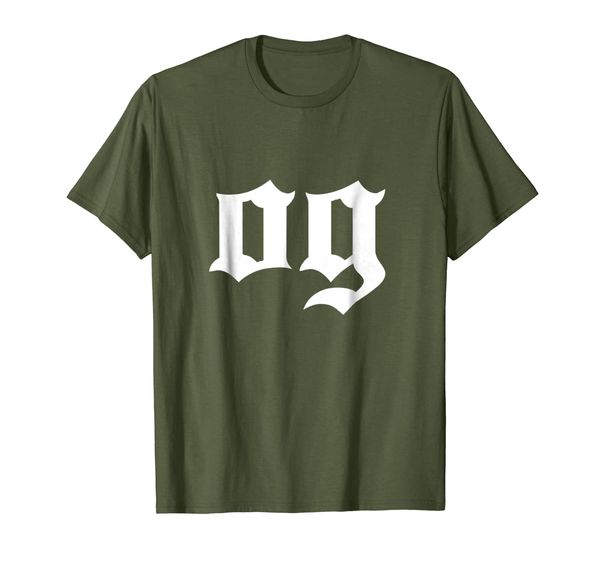 

OG The Original Gangster T-Shirt Old English Letters, Mainly pictures