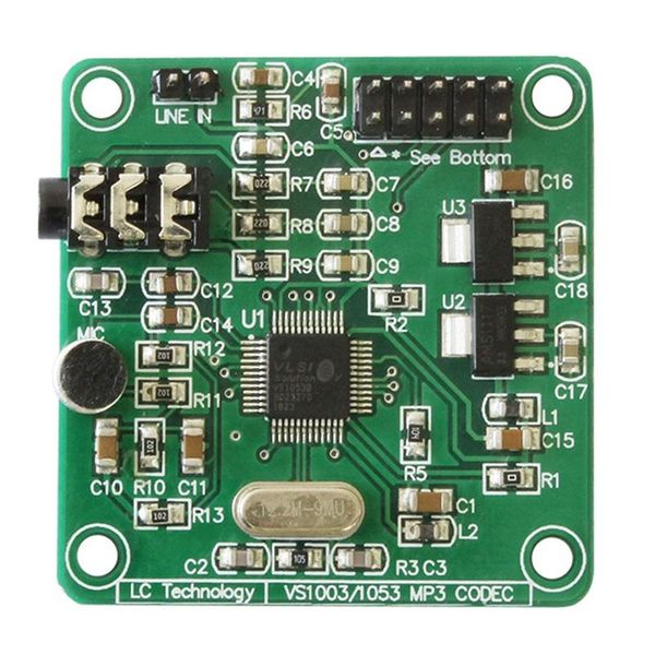 

& mp4 players vs1053 mp3 module development board with on-board recording function spi interface