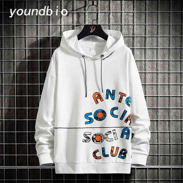 

men casual hoodies sweatshirt 's fleece pullover hip hop streetwear clothing print fashion zt8510 210813, Black