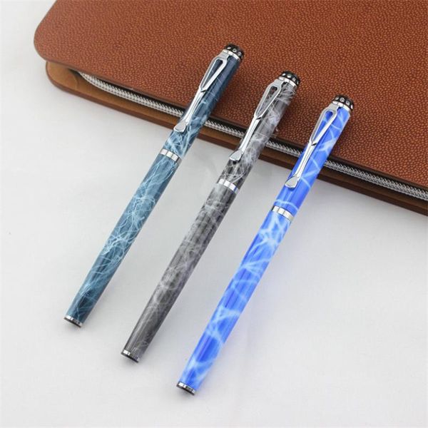 

jinhao 911 marble pattern steel fountain pen with 0.38mm extra fine nib smooth writing inking diamond pens for christmas