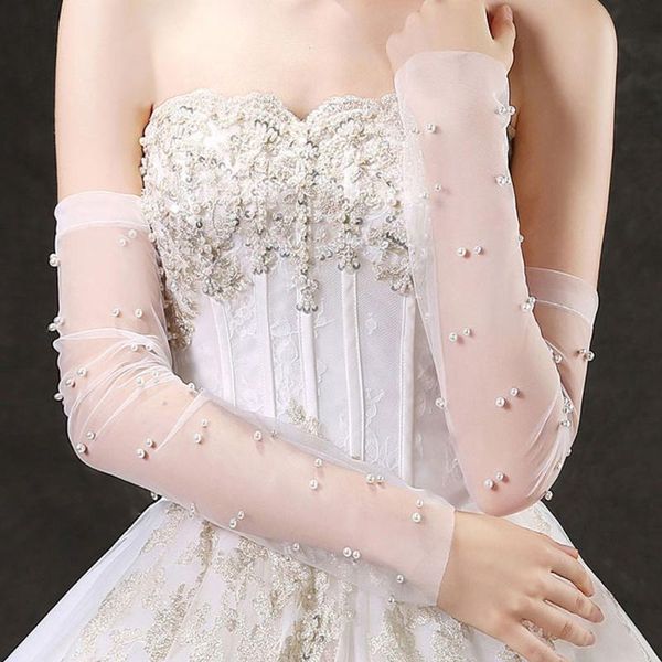 

five fingers gloves elegance bride lace white wedding dress fingerless bridal for women and girls banquet party, Blue;gray