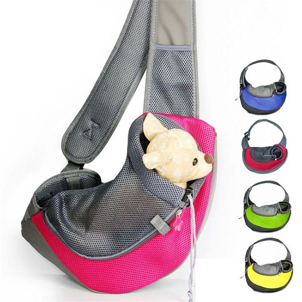 

dog car seat covers comfort pet carrier bag outdoor travel handbag pouch mesh single shoulder sling for dogs s/l