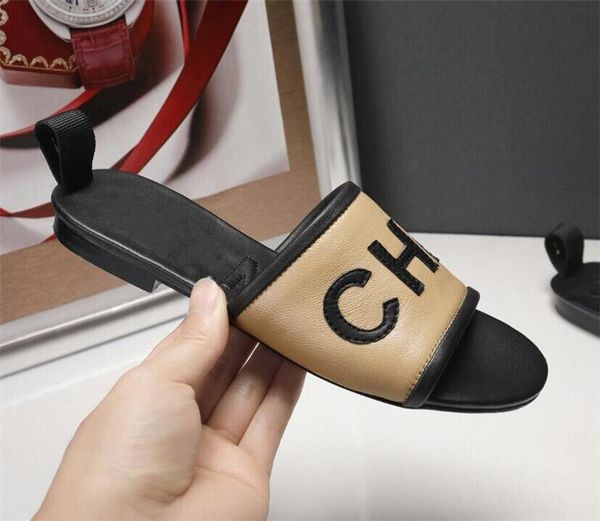 

fashion women 's casual sandals base beach slippers leather shoes female flip flops comfortable open toed sandal letter -logoc5, Black
