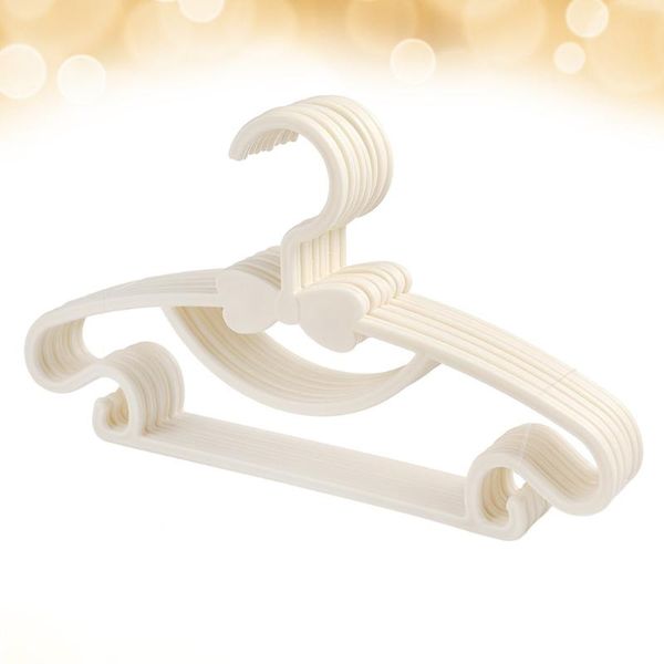 

hangers & racks 10pcs anti-slip kids clothes practical durable coat hook for kid home (white)